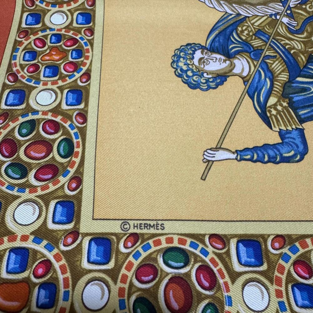 HERMES Silk Scarf - Picture 6 of 8